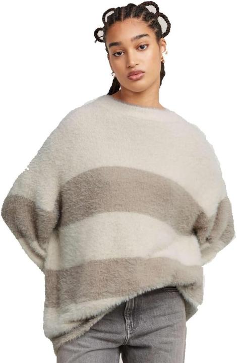 Produktbild G-Star Fuzzy Stripe Loose Knit mit bequemer Passform (XXL)