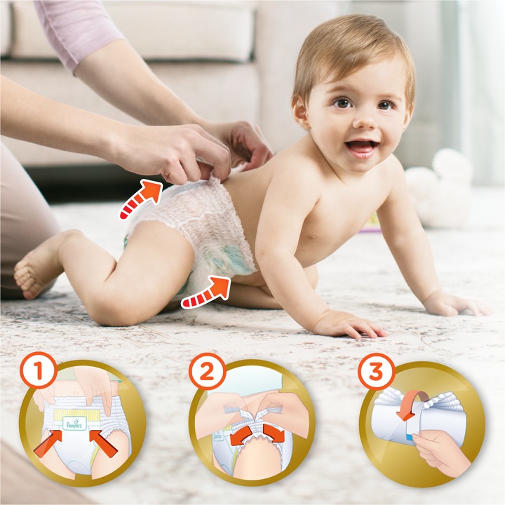 Actual product image Pampers Premium Care (Size 4, Monthly box, 114 Piece)