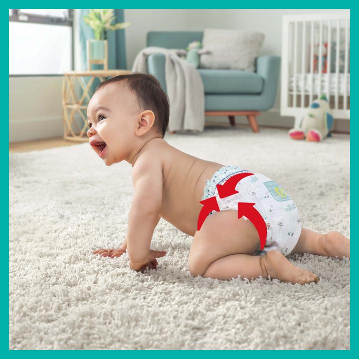 Image du produit Pampers Premium Care 6 Size Diapers-Panties, 93 Diapers, 15kg + (Taille 6, Pack mensuel, 93 pièce(s))