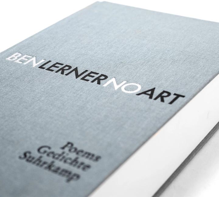 Actual product image No Art (German, Ben Lerner, 2021)