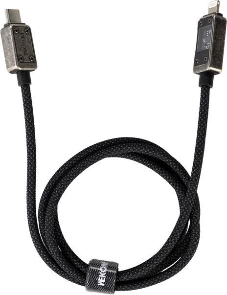 Actual product image Wekome WDC-08 Vanguard-Serie – USB-C-zu-Lightning-Schnelllade-PD-Verbindungskabel 20 W 1 m (trüb) (1 m, 20 W)
