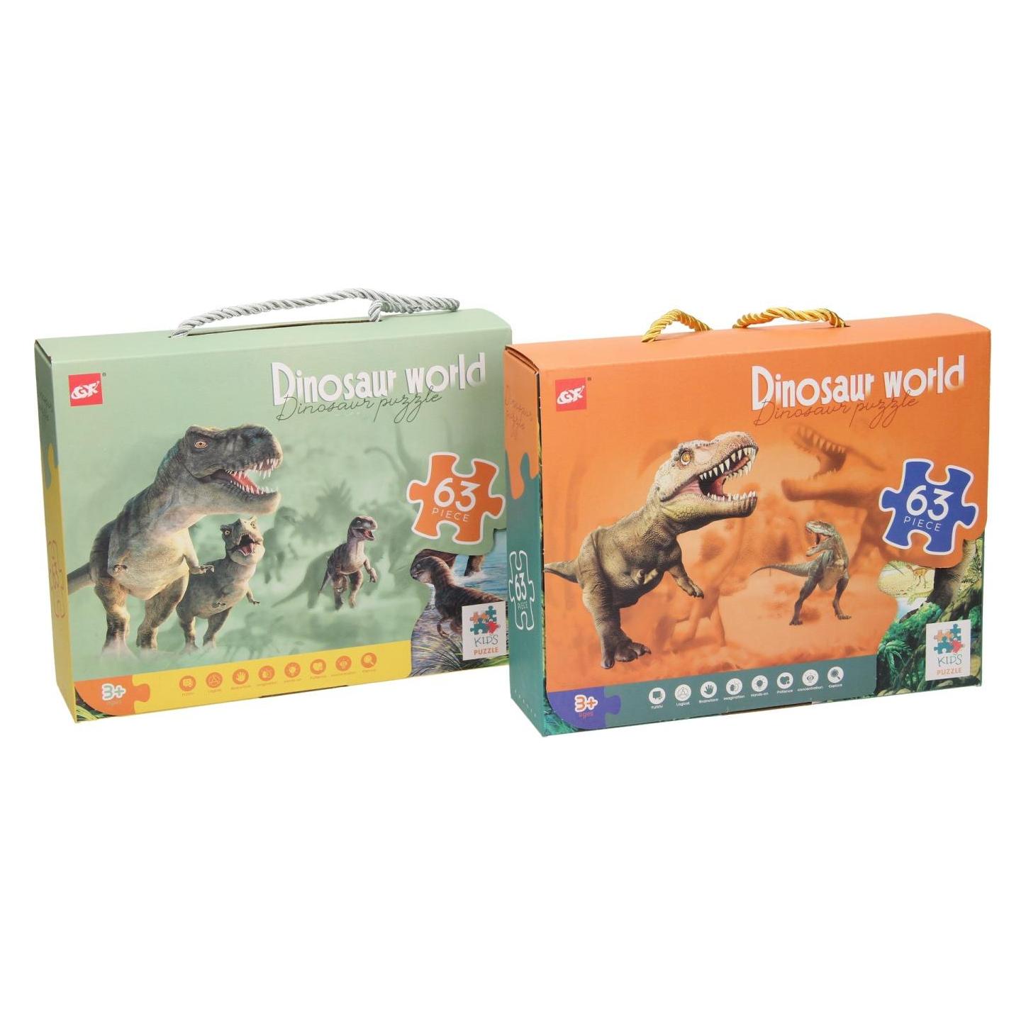 Puzzle Dino World, 63tlg. (63 onderdelen)