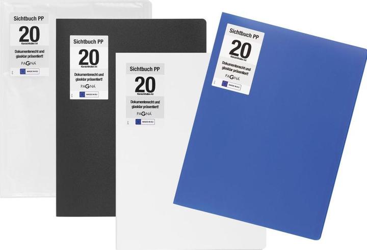 Produktbild Pagna Office Sichtbuch DIN A4, 20 Hüllen weiss (A4, 1x)