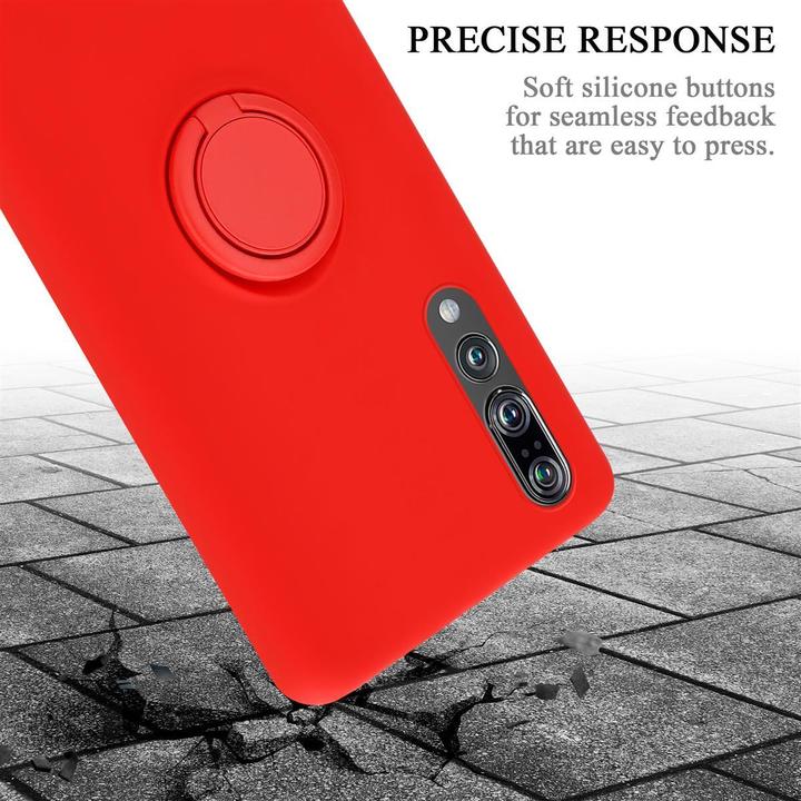 Image du produit Cadorabo TPU Liquid Ring Silicone Case Cover (Huawei P20 Pro, Huawei P20 Plus)