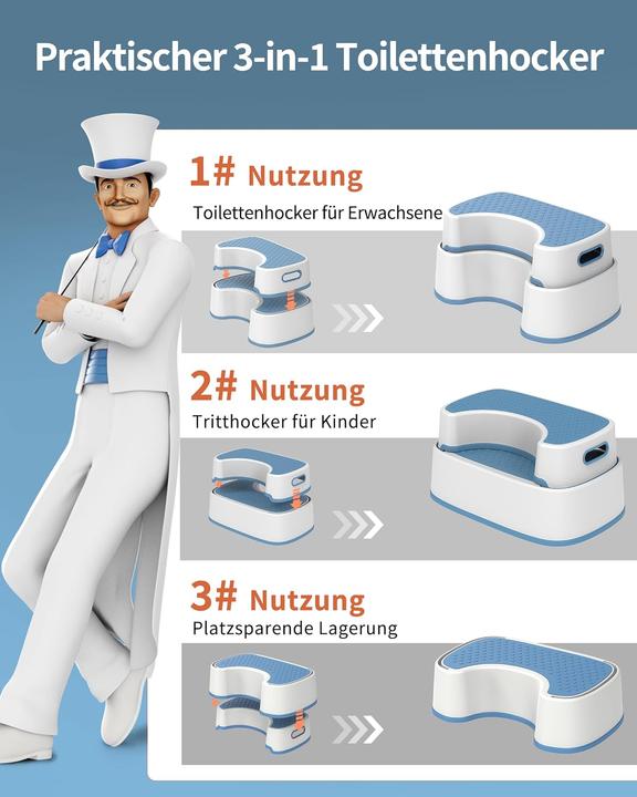 Produktbild Mr. siga Toilettenhocker Squat