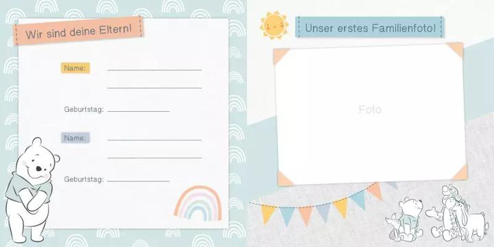 Actual product image Disney Winnie the Pooh: Your Baby Album (German)