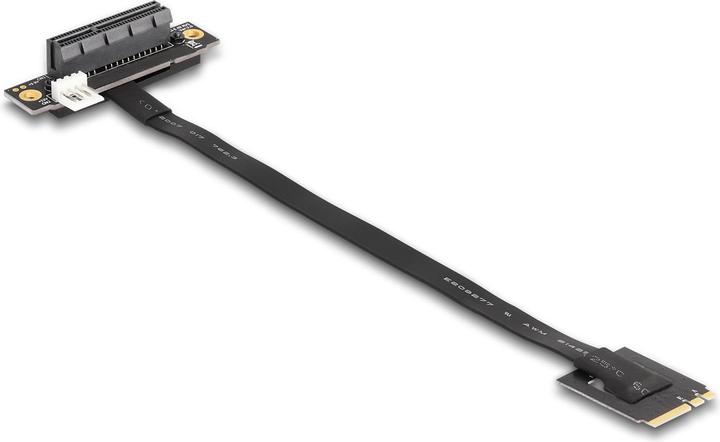 Produktbild Delock M.2 Key A+E zu PCIe x4 NVMe Adapter gewinkelt mit 20 cm Kabel