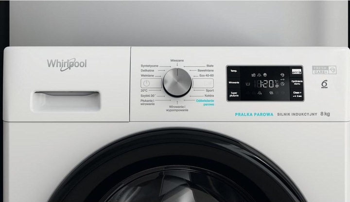 Actual product image Whirlpool Washing machine FFB 8258 BV DE (8 kg, Left)