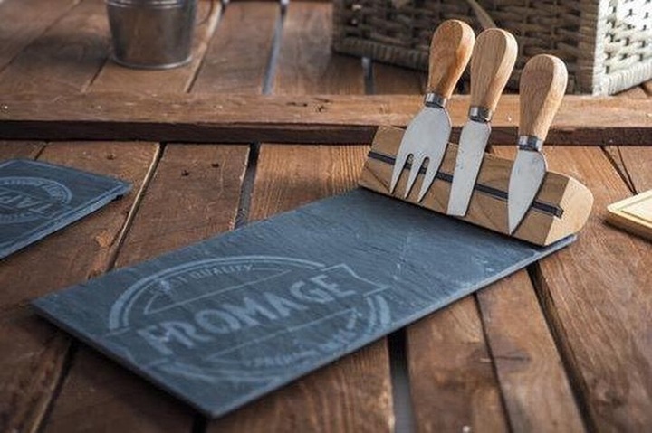 Produktbild Casativo Käsebrett aus Holz und Schiefer