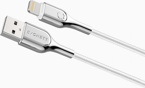 Productafbeelding Cygnett Gepantserde Lightning naar USB-A kabel 2M -Wh (2 m, USB 3.0, 12 W)