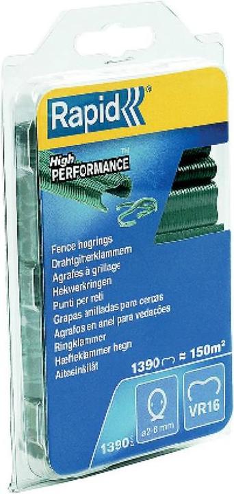 Actual product image Rapid VR16 ring clips green 1,390 pieces