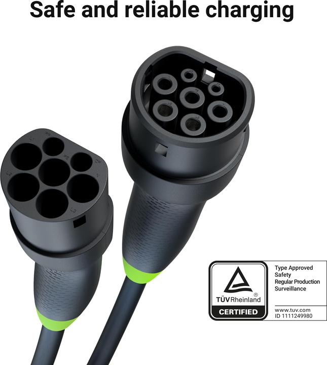 Actual product image GreenCell EVKAVGC02 (Type 2, 22 kW, 32 A, 7 m)