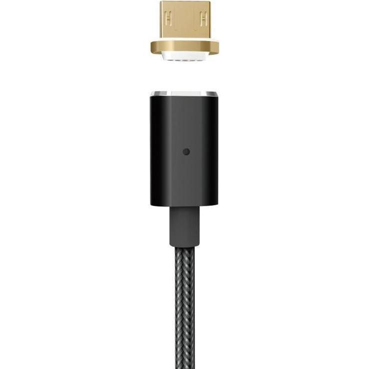 Platinet USB cable USB-A - microUSB 1 m black (PUCMPM1) (1 m), USB Kabel