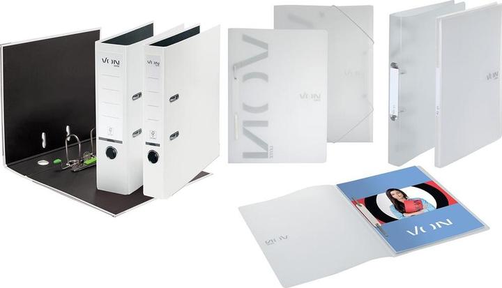 Image du produit von Chemise à élastique A4, Blanc, 5 pièces (A4, 5x)