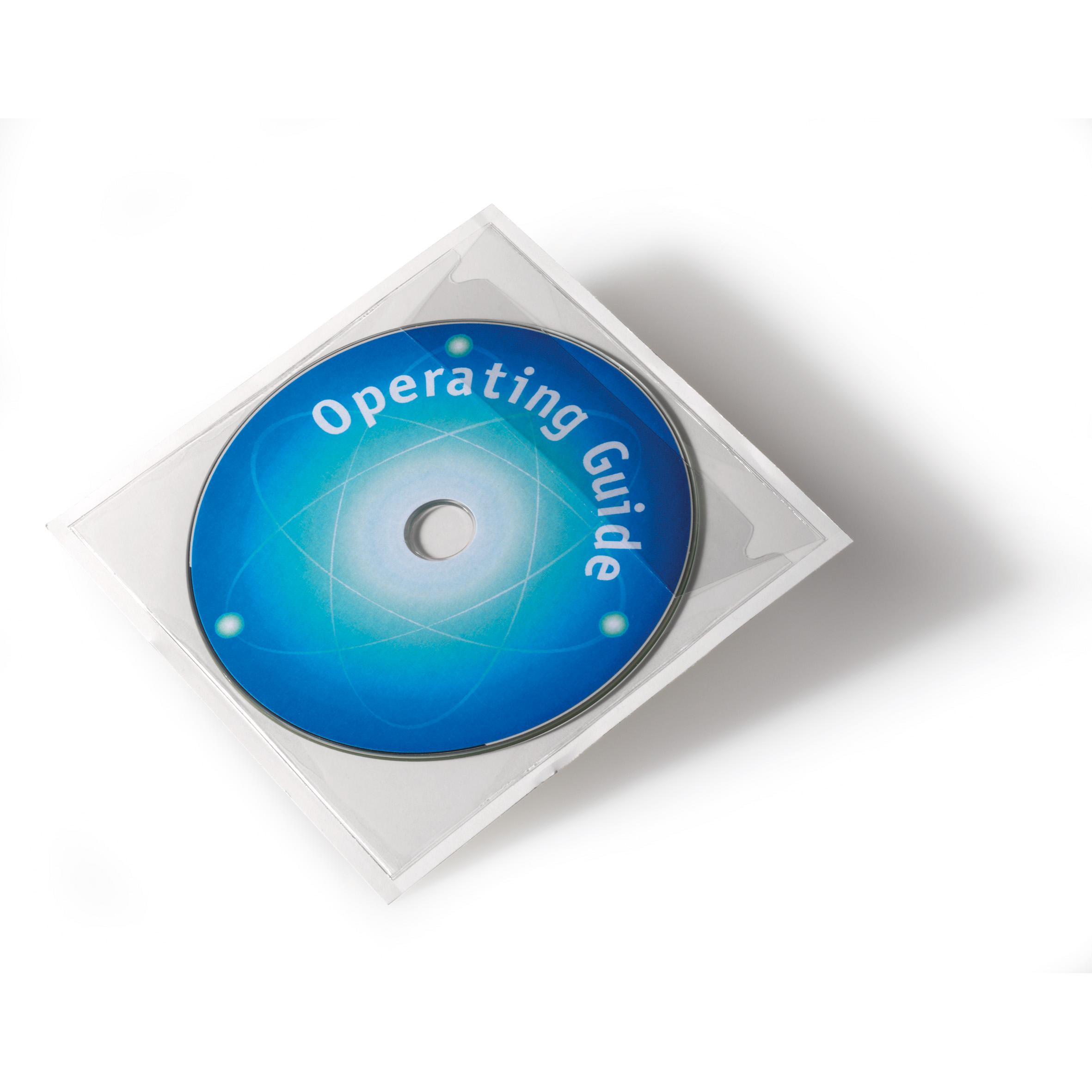 Thumbnail - Durable POCKETFIX CD/DVD-Hülle (Plattenspieler, CDs), CD- & Schallplatten Aufbewahrung, Transparent
