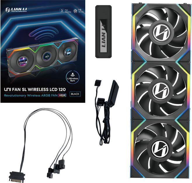Productafbeelding Lian-Li UNI FAN SL Wireless (120 mm, 3 x)