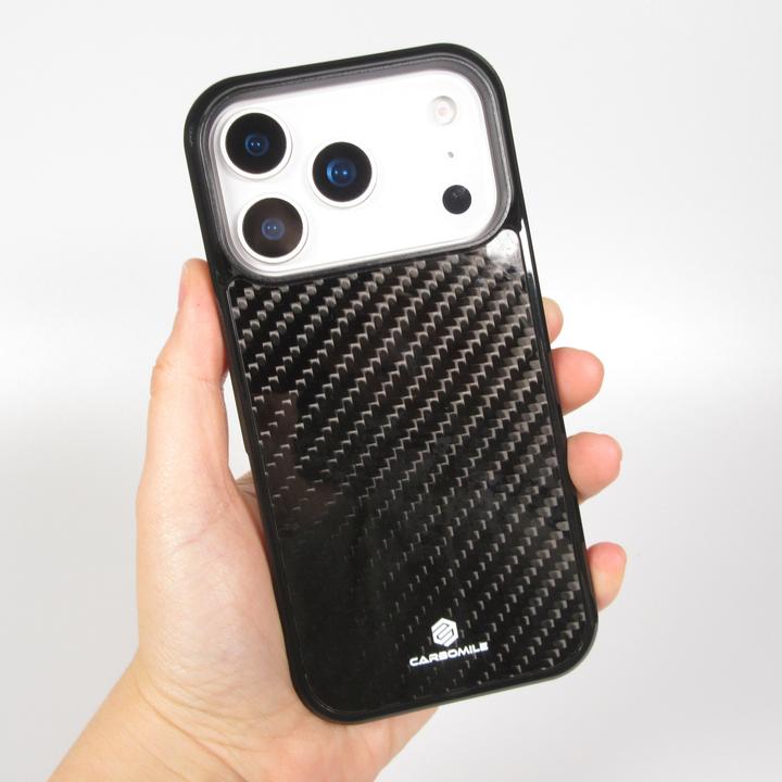 Produktbild Carbomile Hülle Carbon Fiber (Kompatibel mit MagSafe) (Apple iPhone 17 Pro)