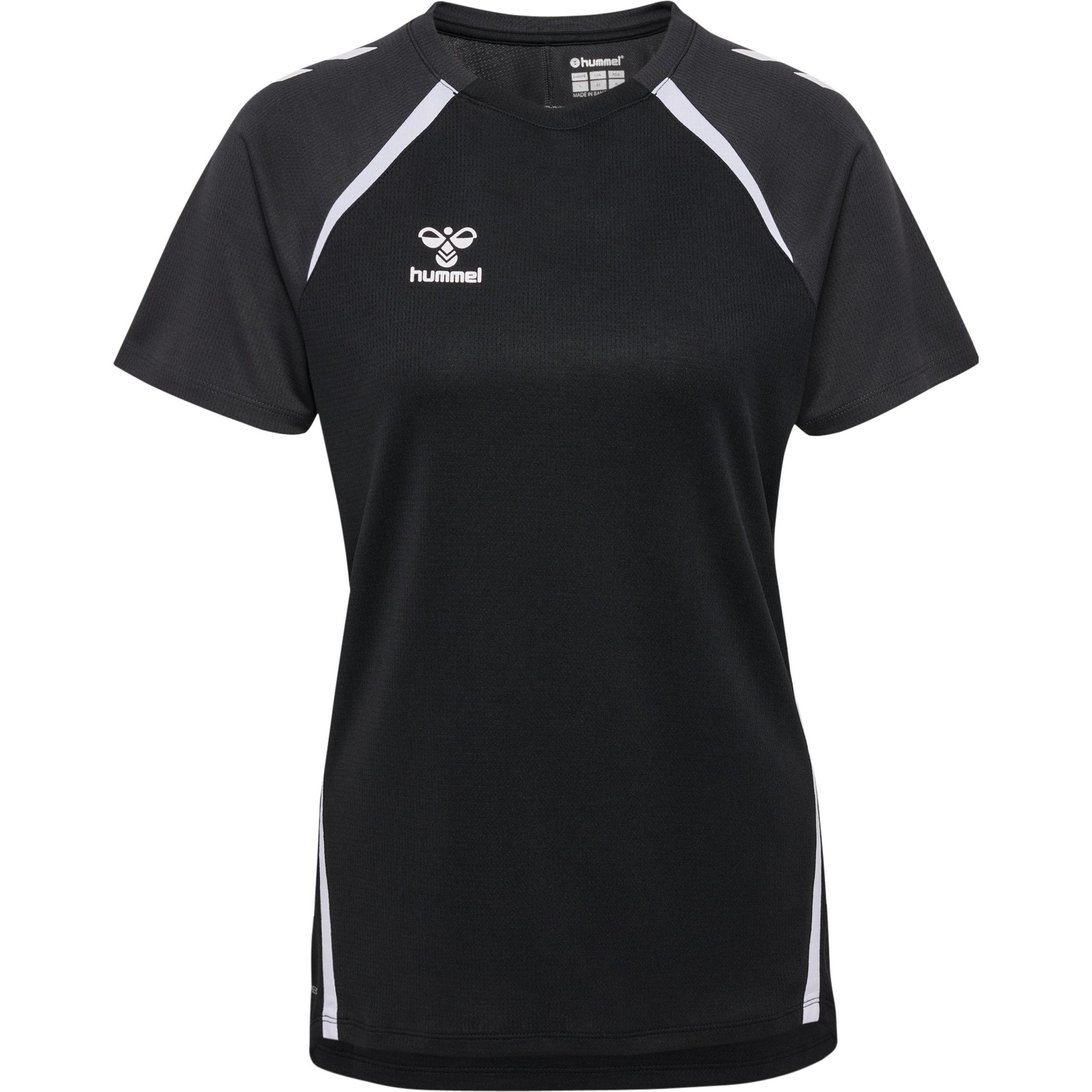 hummel, Damen, Sportshirt, hmlLEAD 2.0 JERSEY S/S WOMAN (L), Schwarz, L