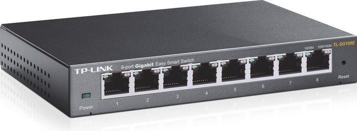 Actual product image TP-Link Tl-Sg108e (8 Ports)