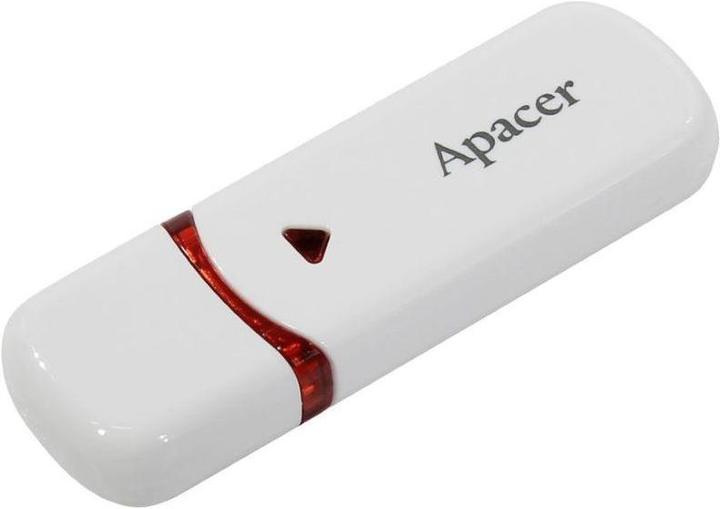 Actual product image Apacer USB 2.0 laikmena AH333 64GB (Balta) (64 GB, USB 2.0)