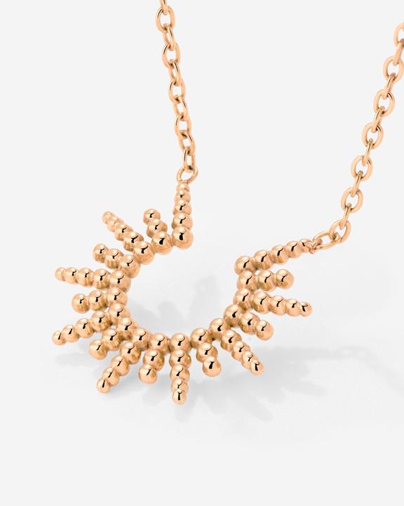 Luamaya Sunshine Sister Necklace (316L Edelstahl, Roségold, 43 - 48 cm)