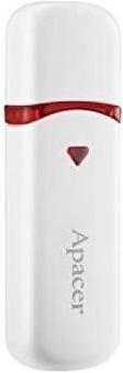 Actual product image Apacer USB 2.0 laikmena AH333 64GB (Balta) (64 GB, USB 2.0)