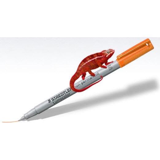 Thumbnail - Staedtler, Marker, Lumocolor non-permanent (Orange, 0.40 mm, 1 x)
