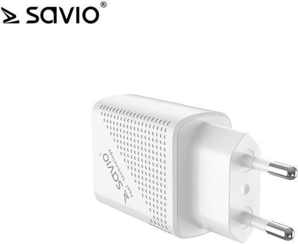 Actual product image Elmak SAVIO LA-05 USB fast charging power supply 3.0 18W + 1m cable USB type C charger (1 m, USB 3.0)