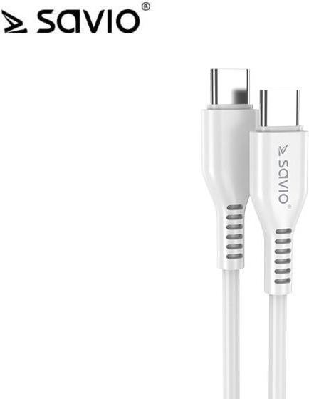 Actual product image Elmak SAVIO LA-05 USB fast charging power supply 3.0 18W + 1m cable USB type C charger (1 m, USB 3.0)