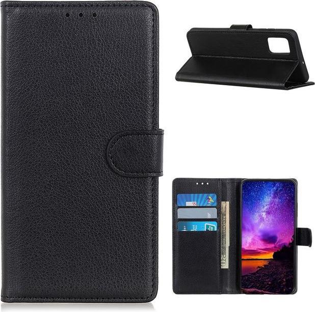 Actual product image MU Classic Litchi Leather Bookcover Series (Xiaomi Poco M3)