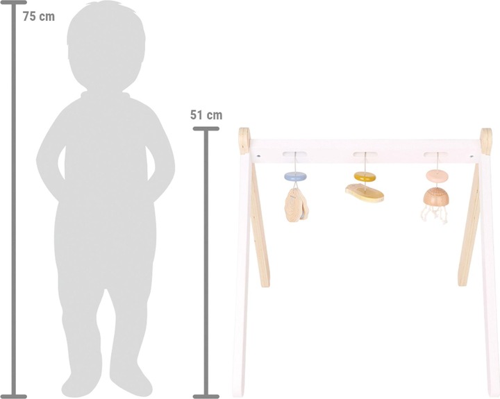 Produktbild small foot Baby-Fitnessstudio aus Holz Seacoast