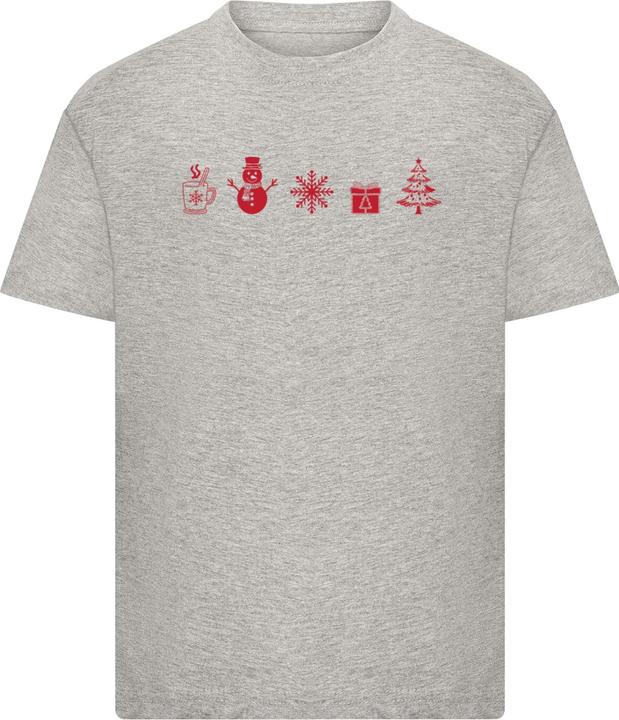 Produktbild Merchcode Kids Christmas Elements Tee - 181751 (134, 140)