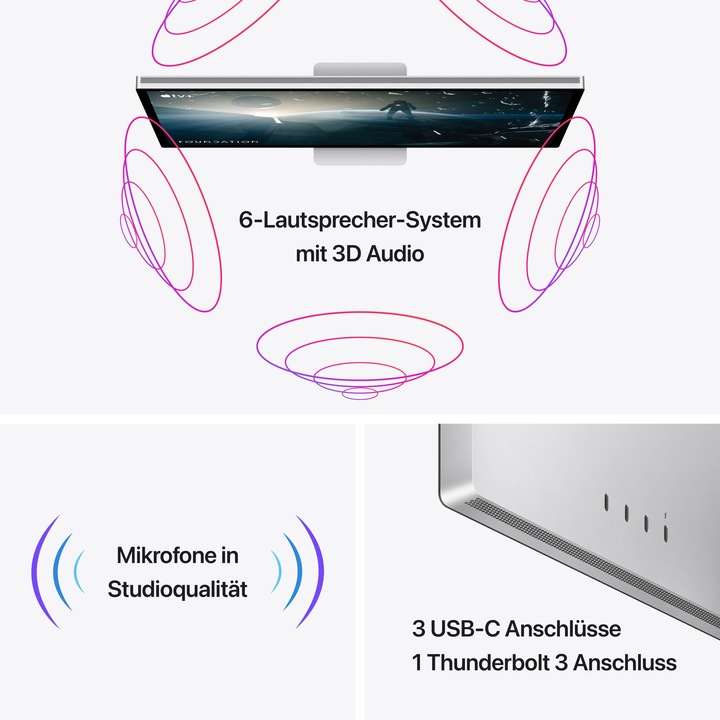 Productafbeelding Apple Studio Display Standard (5120 x 2880 pixels, 27")