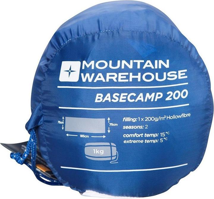 Immagine prodotto Mountain Warehouse Basecamp 200 Estate Sacco a Pelo (185 cm)