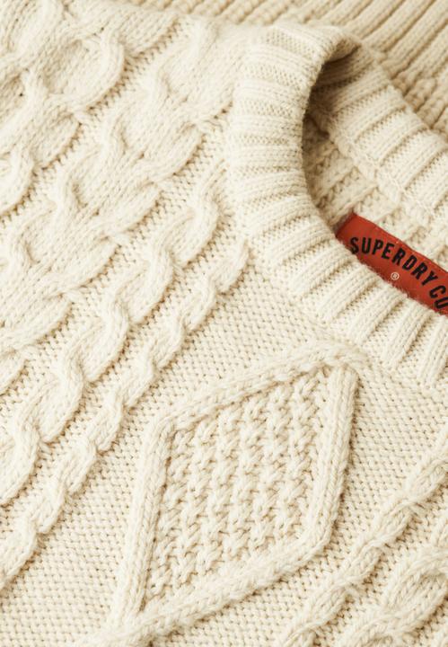 Produktbild Superdry Jacob Pullover mit Zopfmuster (L)