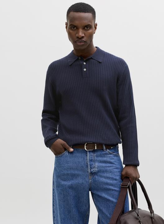 Produktbild Jack & Jones Jprblakai Knit Polo Ls Styd Ss26 (M)