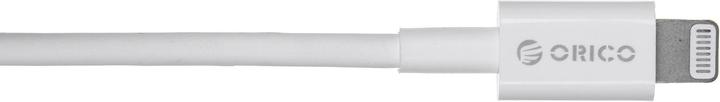 Produktbild Orico USB-A USB cable - lightning 1 m white (AL01-10-WH-BP) (1 m, USB 3.2, 18 W)