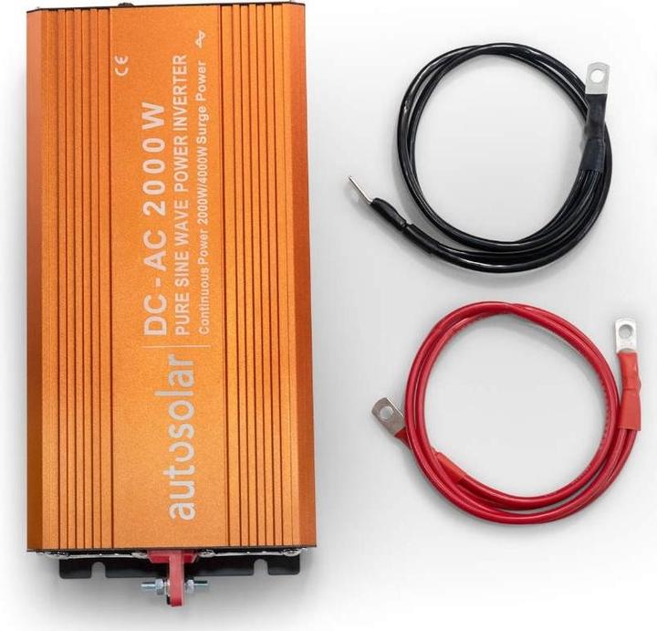 Produktbild Autosolar 2000 Watt 12V Wechselrichter