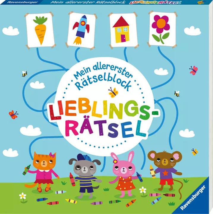 Produktbild Ravensburger Mein allererster Rätselblock - Lieblingsrätsel (Deutsch, Amanda Enright, Jessika Zollickhofer, Lisa Regan, 2022)