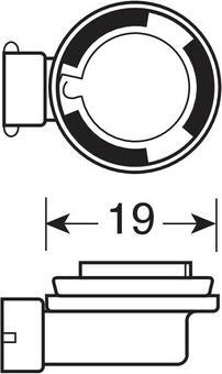 Produktbild Osram 12V High Tech Plus - H11 - 55W - PGJ19-2 - 1 stk - Schachtel (H11)