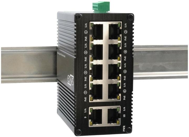 Immagine prodotto Exsys Industr. Mini PoE-Switch 10x 1 Gbps (10 porte)