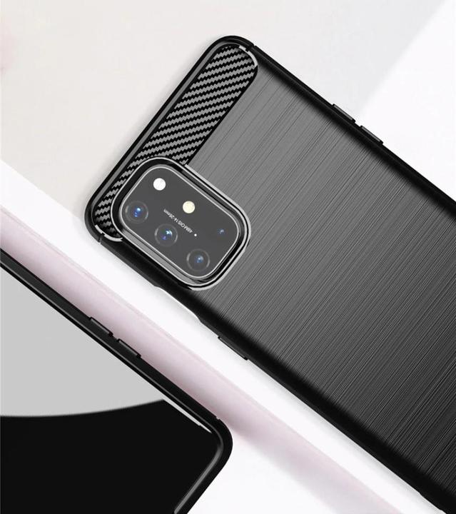 Produktbild Screenguard OnePlus 8T Hülle Carbon Brushed Soft TPU (OnePlus 8T)