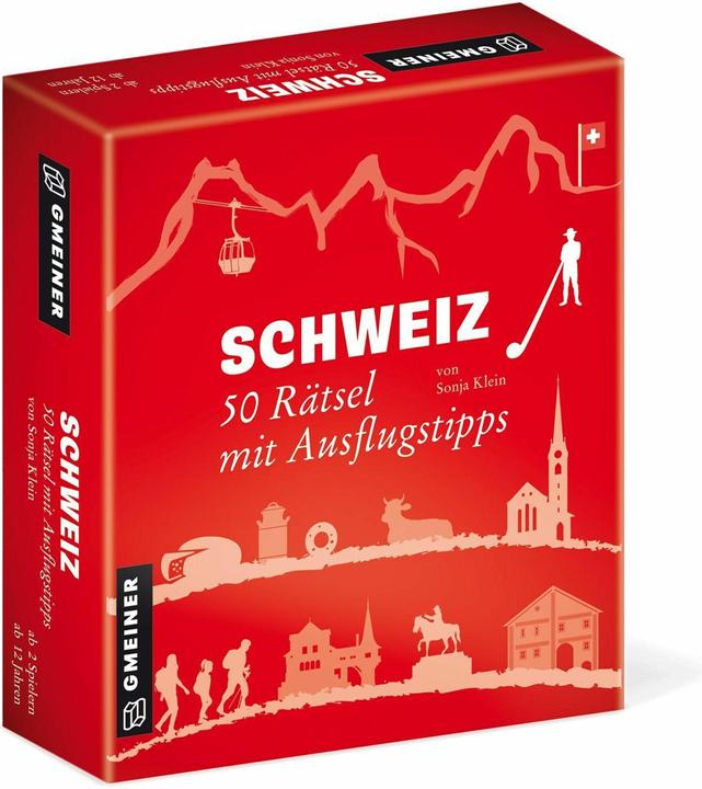 Actual product image Switzerland - 50 puzzles with excursion tips (German, 2 Players)