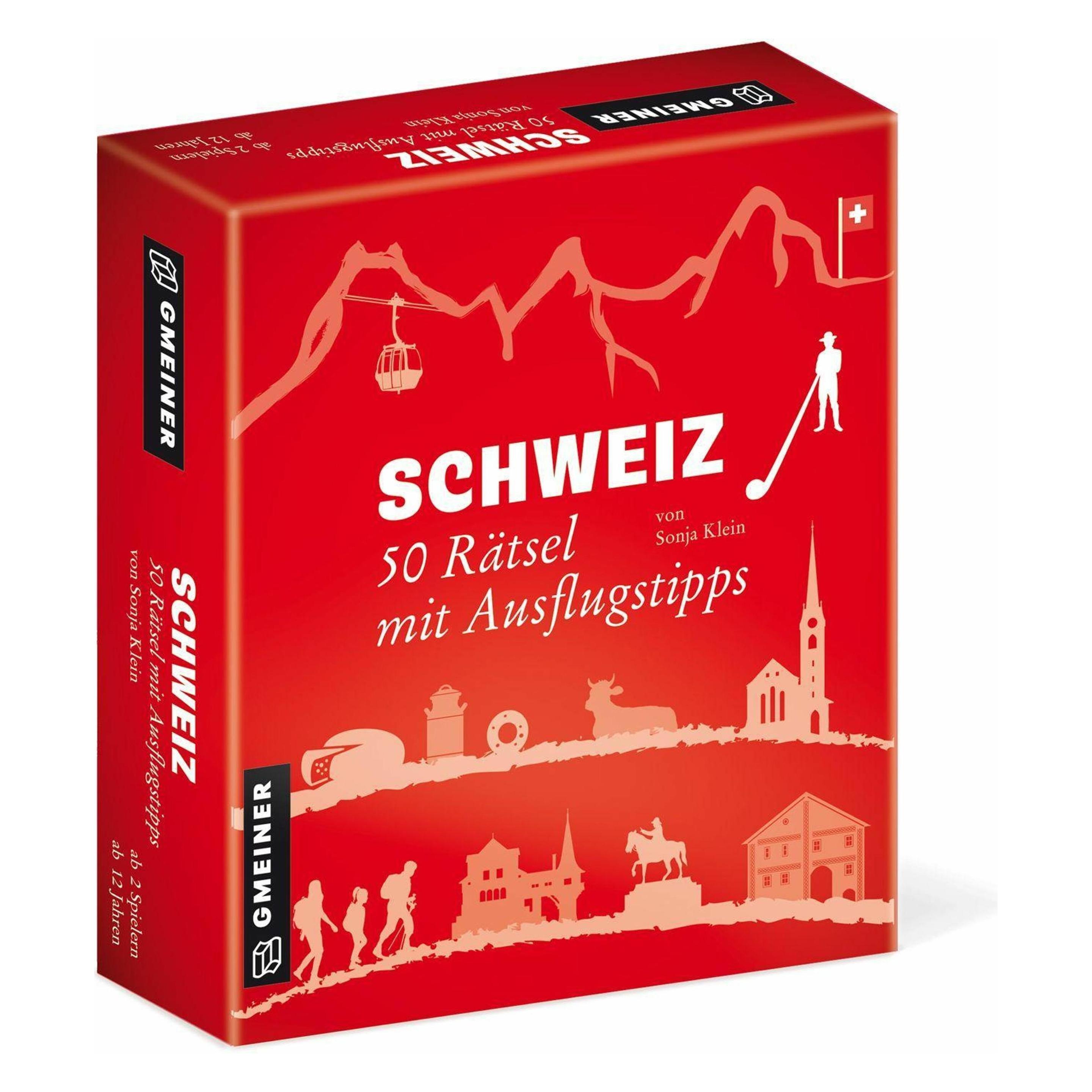 Huch Schweiz - 50 Rätsel mit Ausflugtipps (Deutsch, 2 Spieler) (228586)