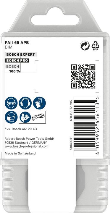 Immagine prodotto Bosch Professional Zubehör PRO PAII 65 APB Lama per utensili multifunzione, 65 x 55 mm