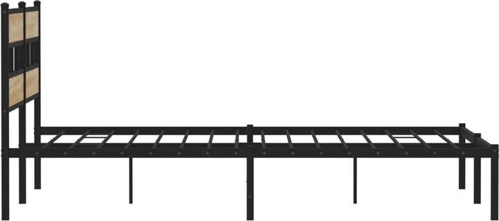 Image du produit vidaXL Lit métallique Cadre de lit Lit à lattes Lit double sans matelas 183x213cm (183 x 213 cm)