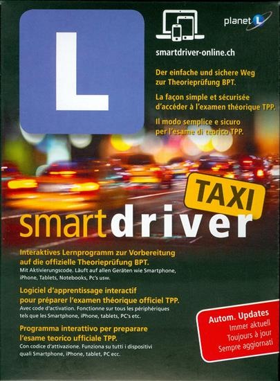 Produktbild smartdriver Taxi Fahrschule Online Kat. BPT (1 User, 9 Monate)