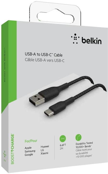 Produktbild Belkin Boost Charge USB A—USB C (2 m, USB 2.0)