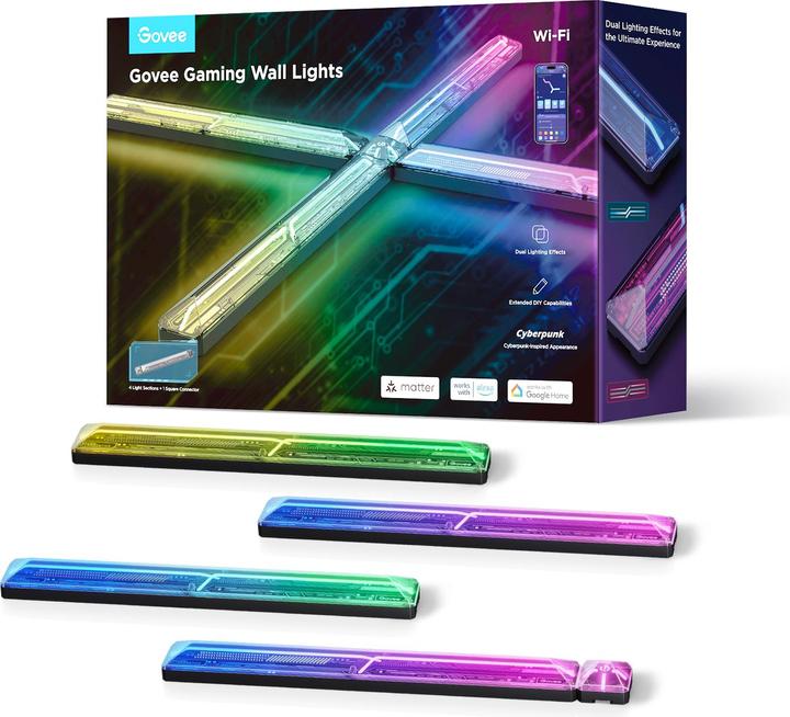 Productafbeelding Govee Gaming wandlamp (100 lm)