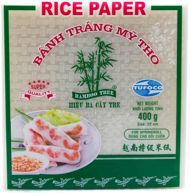 Produktbild Bamboo Tree Reispapier rechteckig 22cm (400 g)